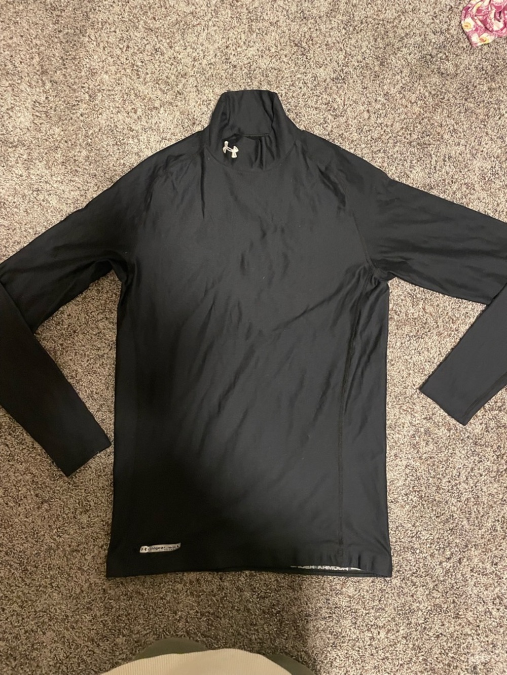 Under Armour Black Long-Sleeve Compression Top